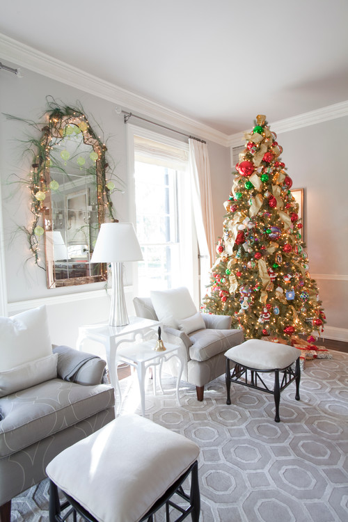 room with decorations