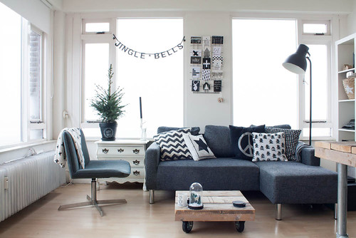 room with decorations