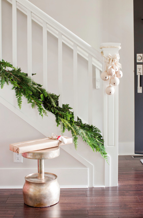 stairs with decorations