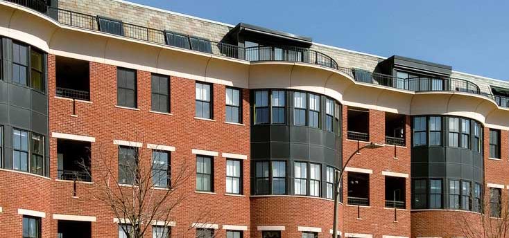 Condo building in Burlington, Vermont