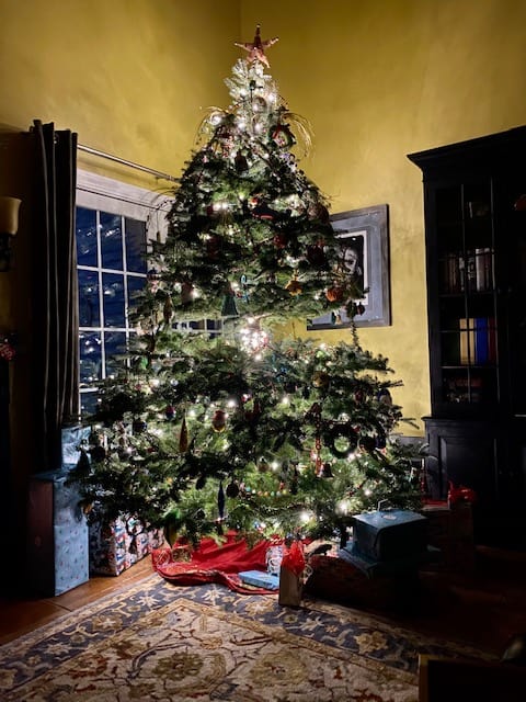 Beautifully Decorated Christmas Tree