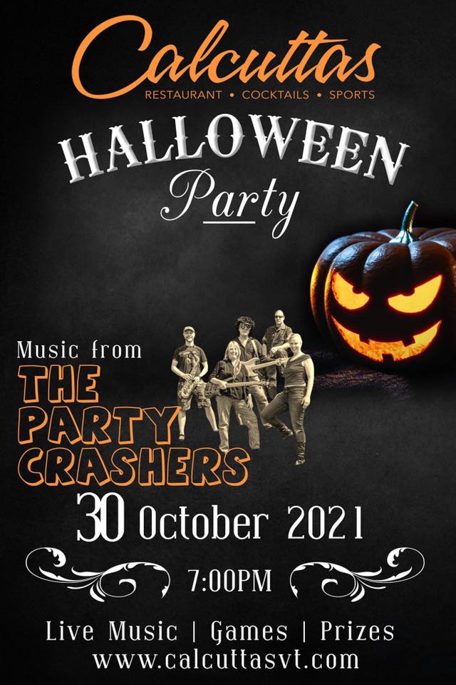Calcuttas Halloween Party Poster