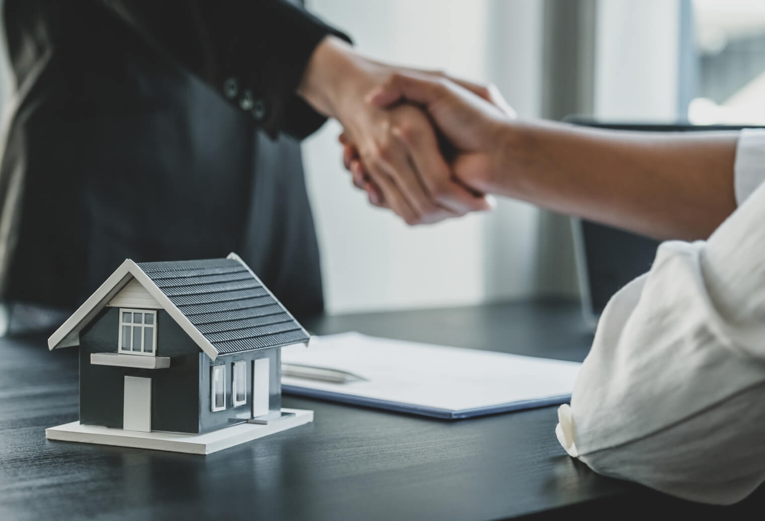 Handshakes in office