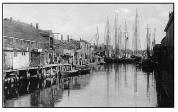 Old photo of port