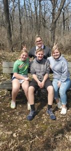 Jamie Schulte with family