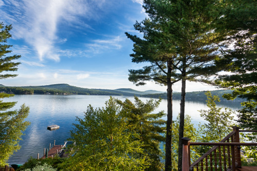 Lake and mountain view