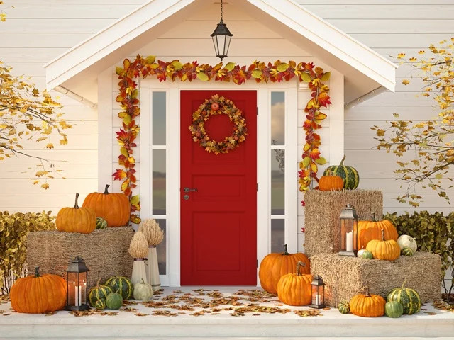Fall outside of house