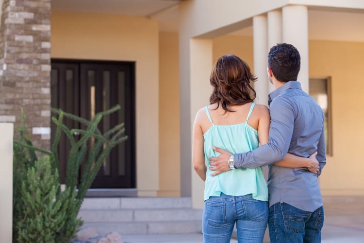 Buyers Looking at House