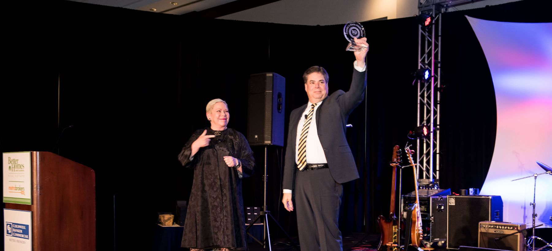 Levent Honored with BHGRE Founder's Award