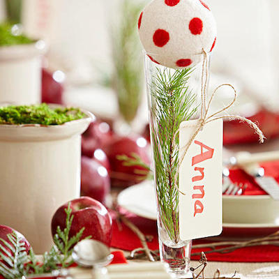 Easy Two-Step Holiday Party Decorations