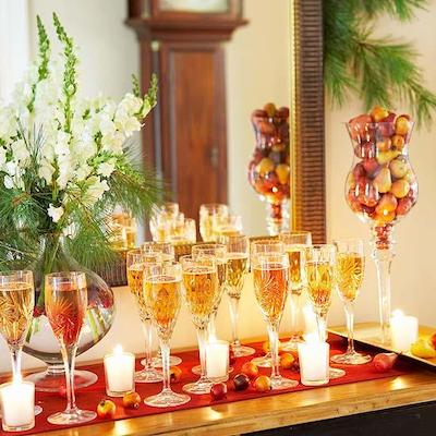 Easy Two-Step Holiday Party Decorations