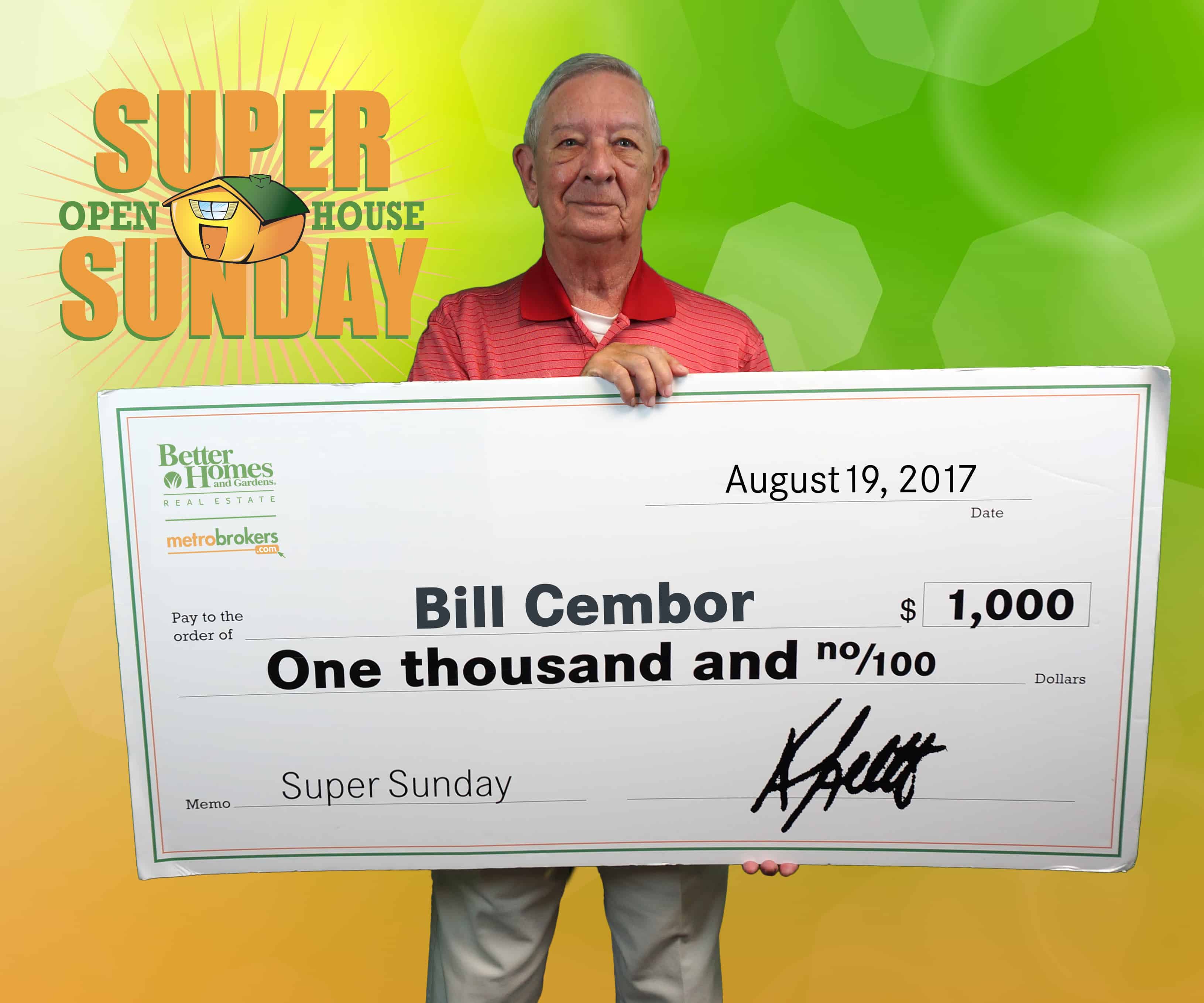 July Super Sunday Winner
