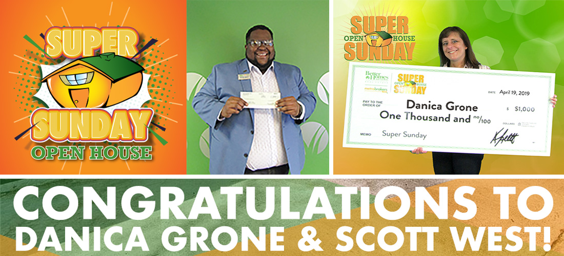March Super Sunday Winners: Danica Grone and Scott West