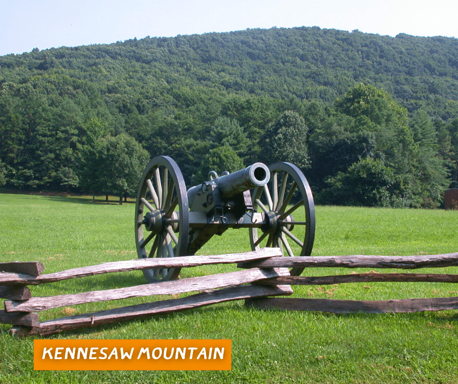 A cannon at Kennesaw Mountain