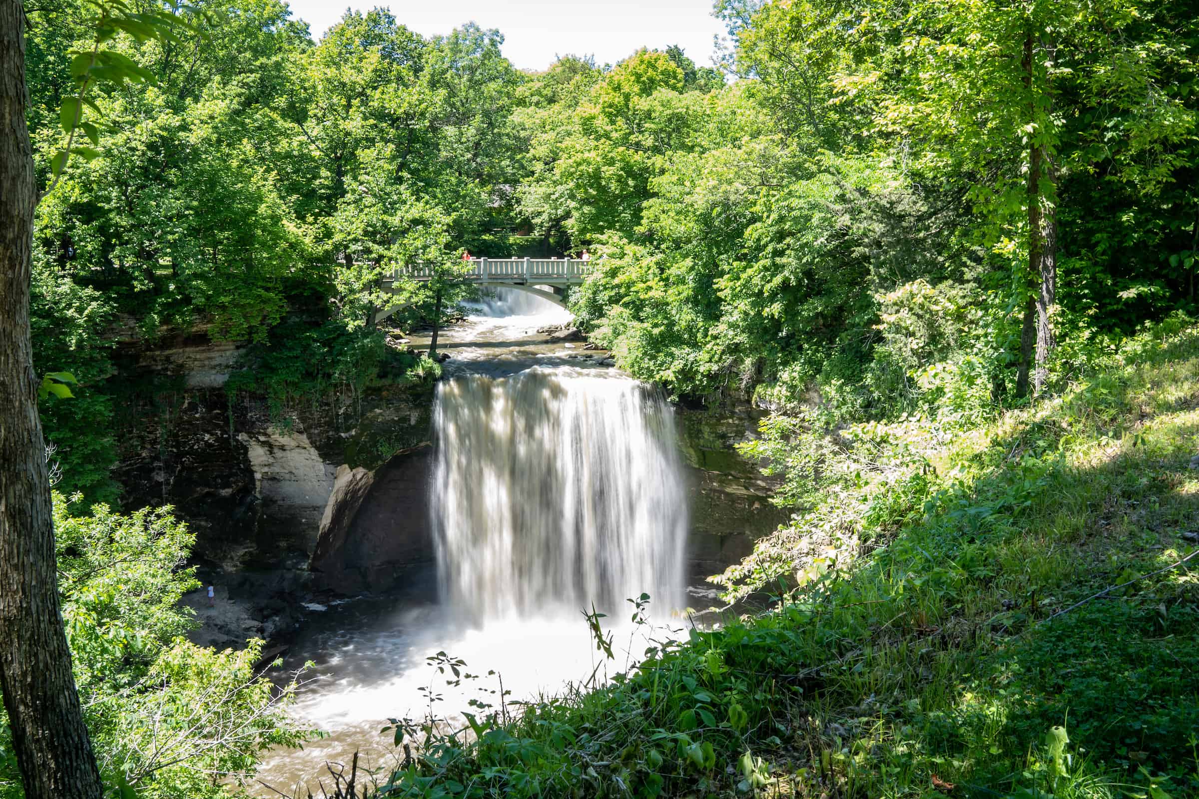Waterfall in Mankato MN