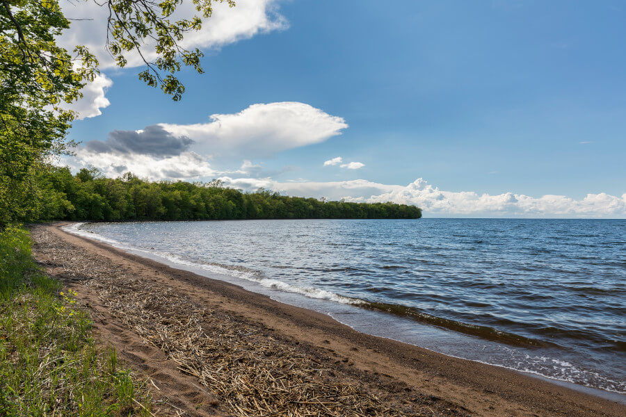 Beach and Lake in Isle, MN