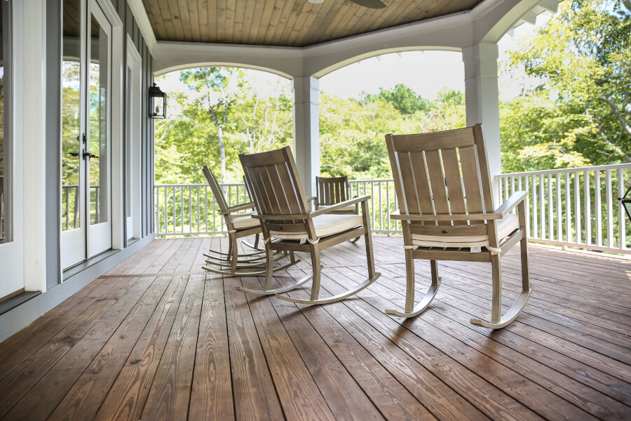 Chairs on Porch in Onamia, MN