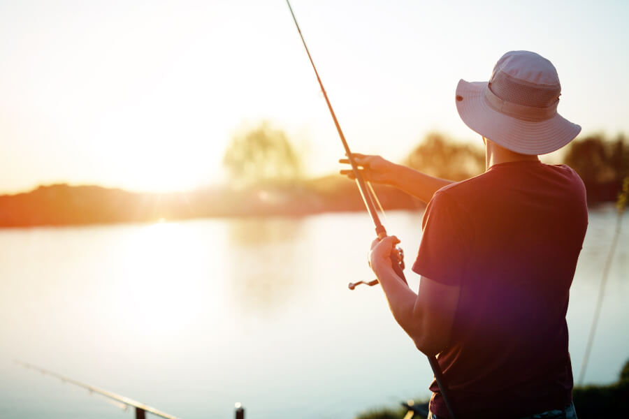 Man Fishing
