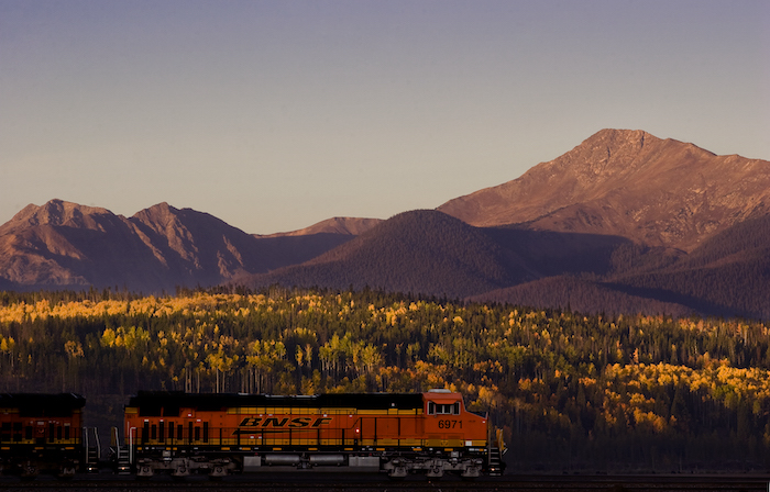 train ride in the fall