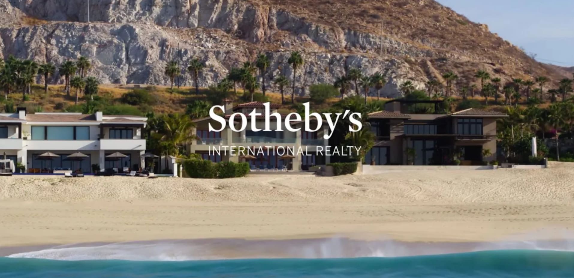 Luxury homes on the beach