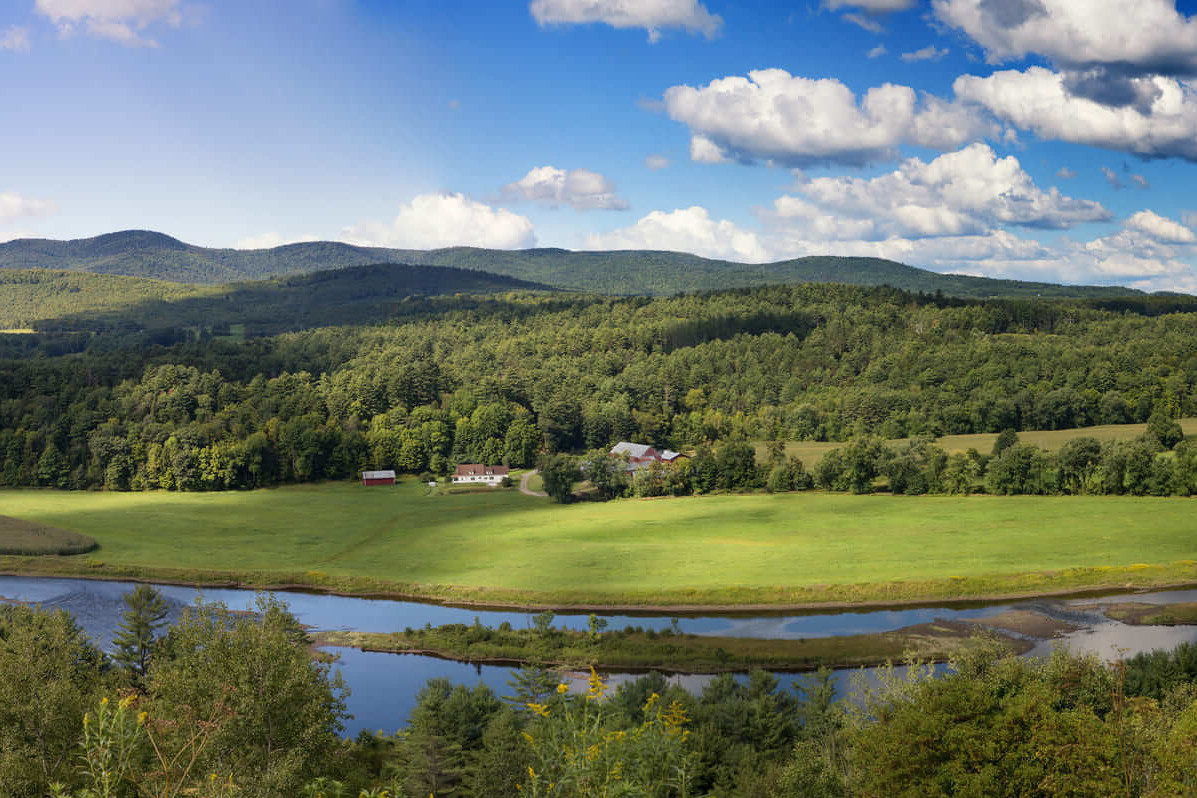 Vermont countryside panorama