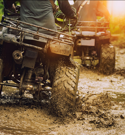 ATV in mud
