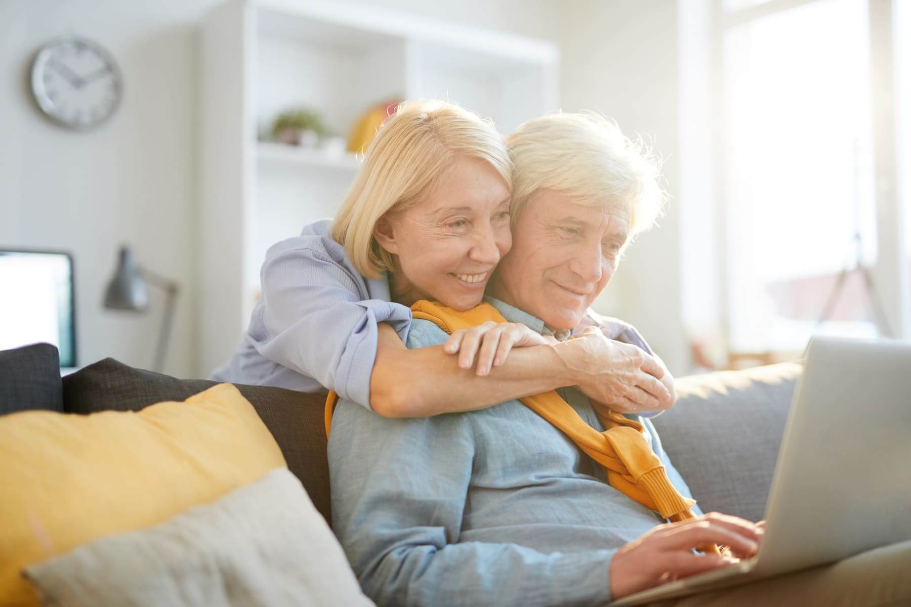 Couple searching for properties 
