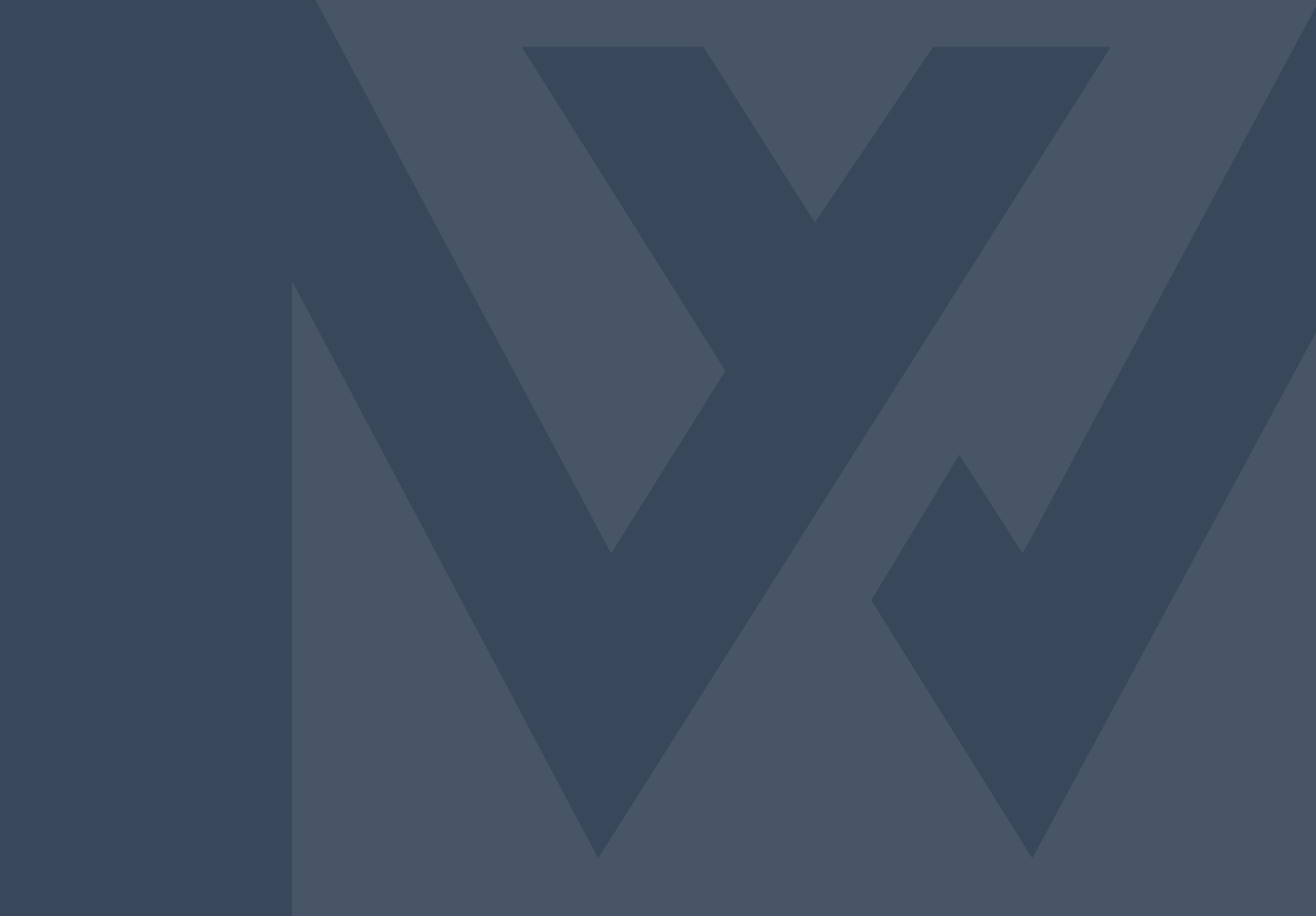 Commercial Backdrop with letter W