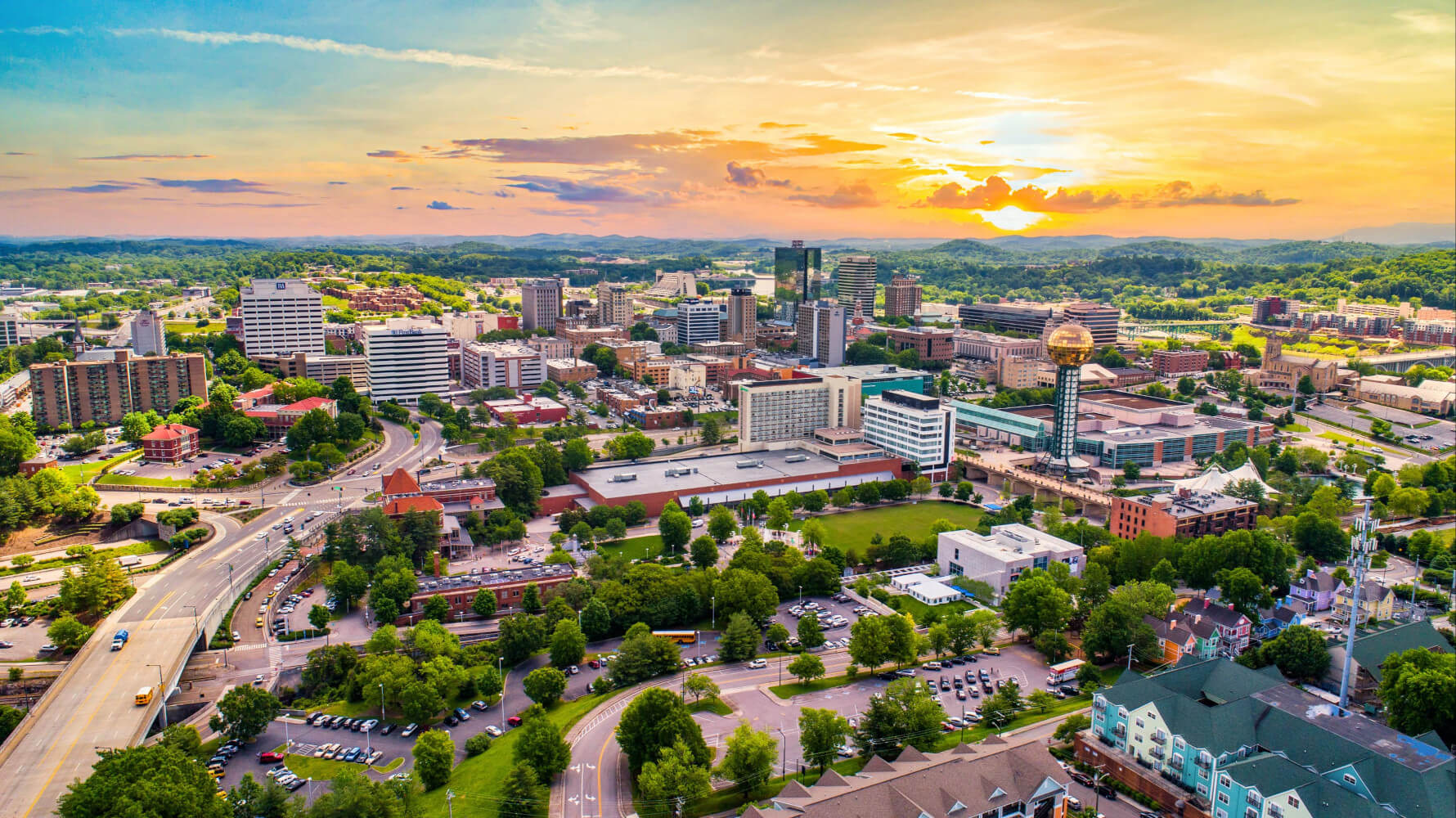 Drone View of the Knoxville