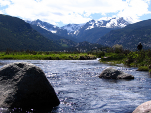 hiking in the rockies