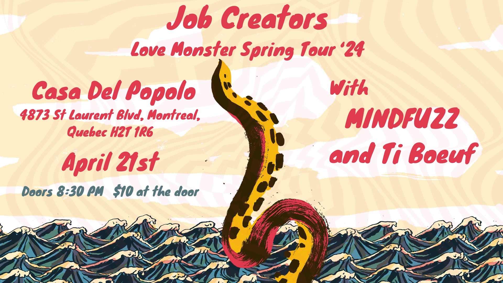 Job Creators Love Monster Spring Tour Logo