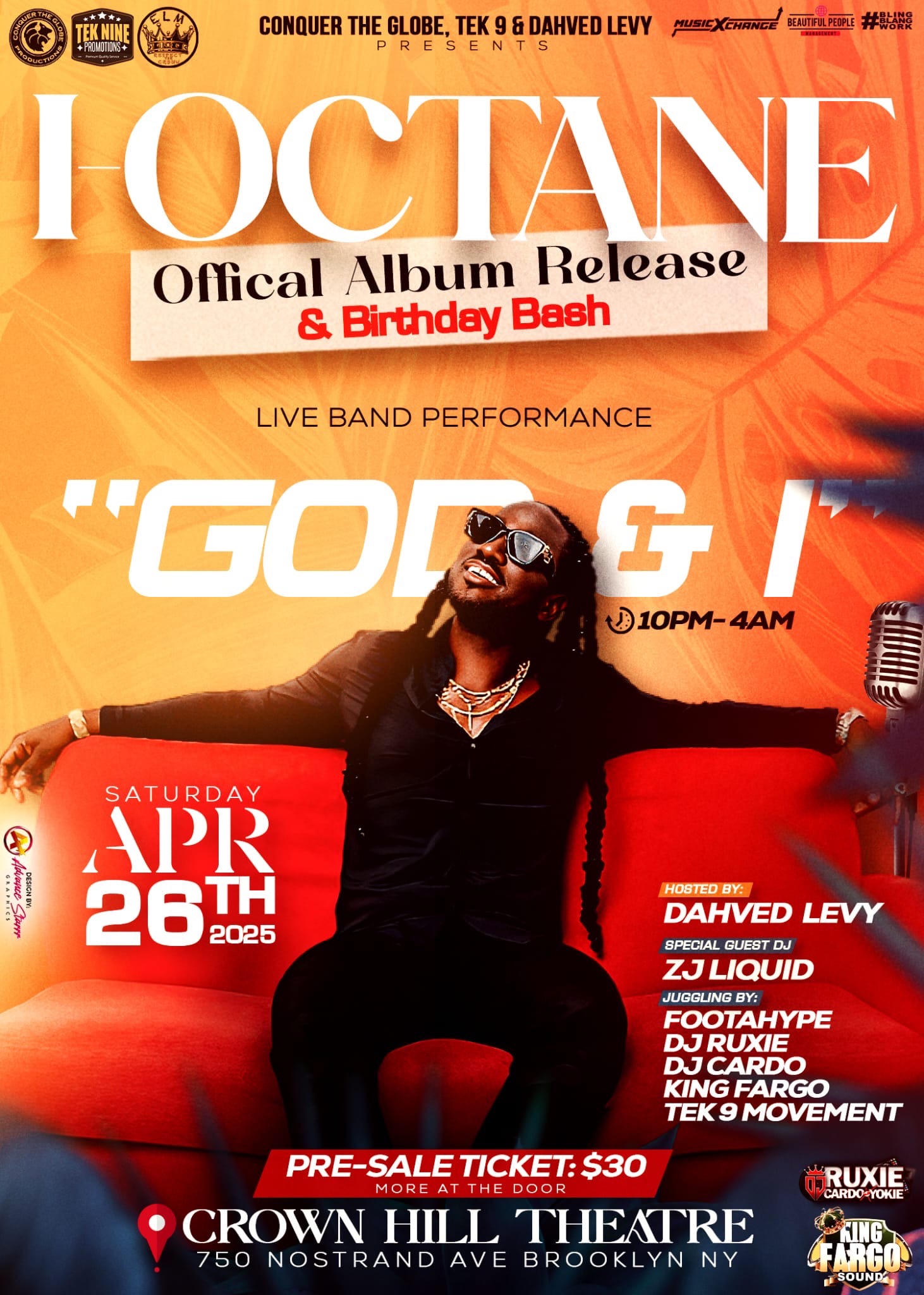 I-Octane Official Album Release & Birthday Bash  Logo