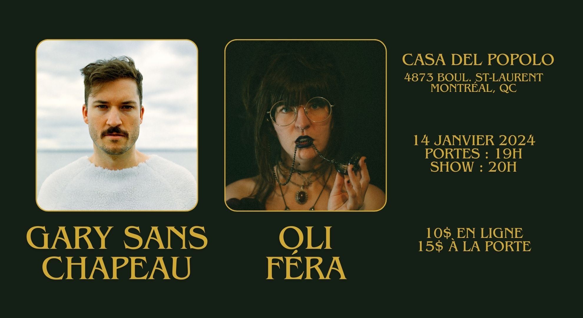 Gary sans chapeau x Oli Féra Logo