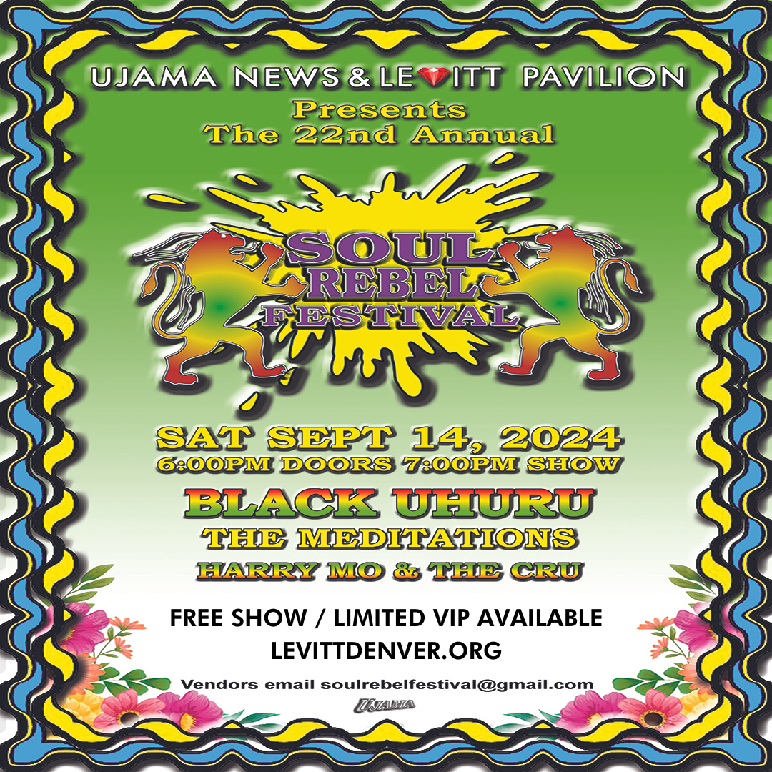 22nd Annual Soul Rebel Festival Ft. Black Uhuru, The Meditations and Harry Mo & The CRU Logo