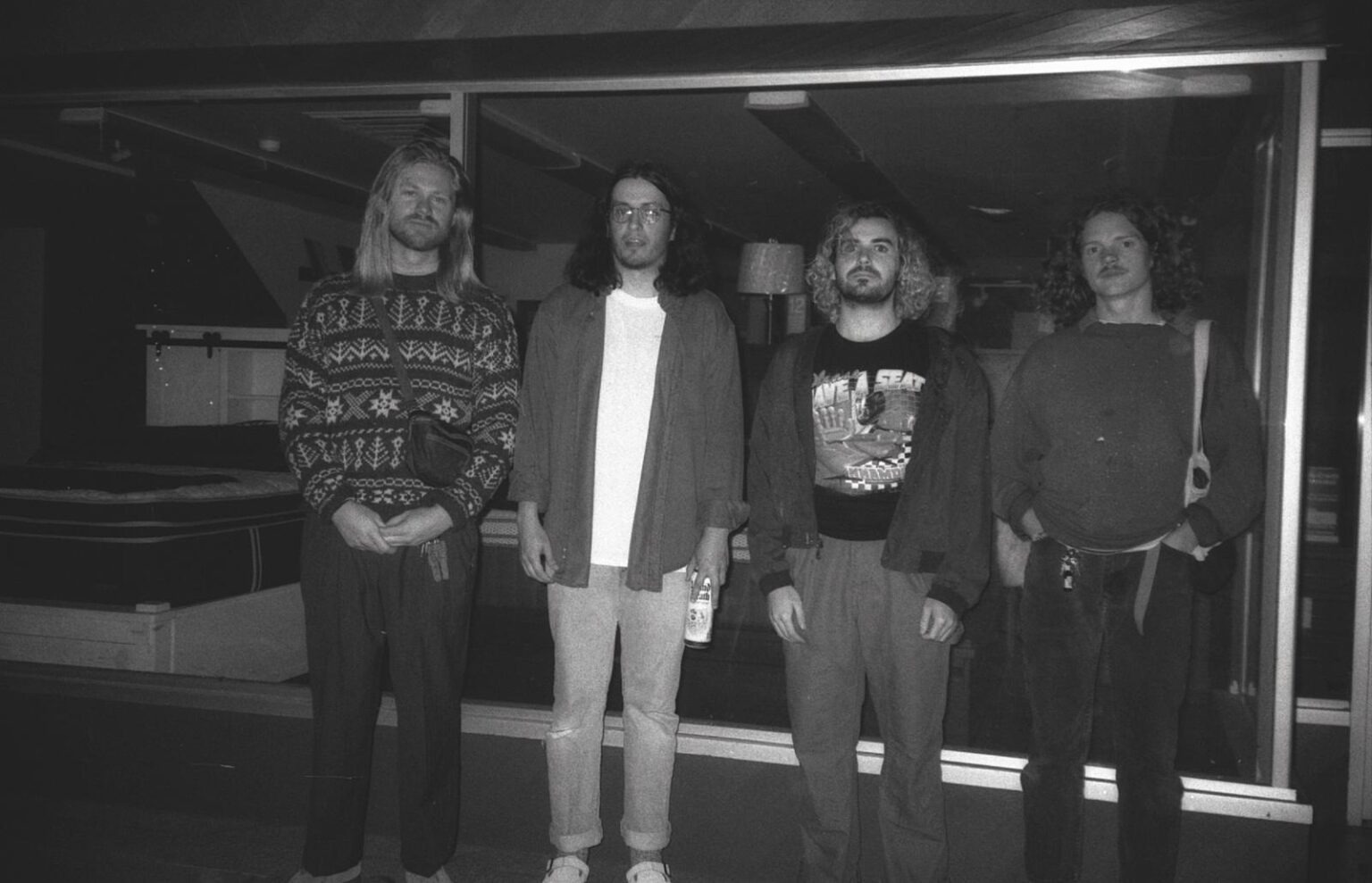YELLOW, Porch Kiss, VHS Ghost, Benny Camps and the Bastards Logo
