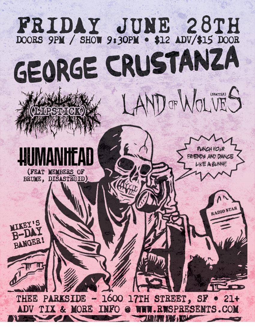 GEORGE CRUSTANZA // LIPSTICK // LAND OF WOLVES // HUMANHEAD Logo