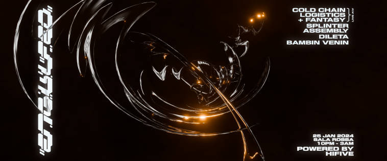 Engulfed: Cold Chain Logistics + Fantasy (Live A/V), Splinter Assembly, Dileta, Bambin Venin Logo
