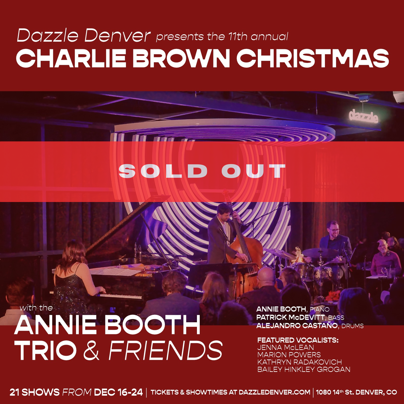 Annie Booth Trio: Charlie Brown Christmas Logo