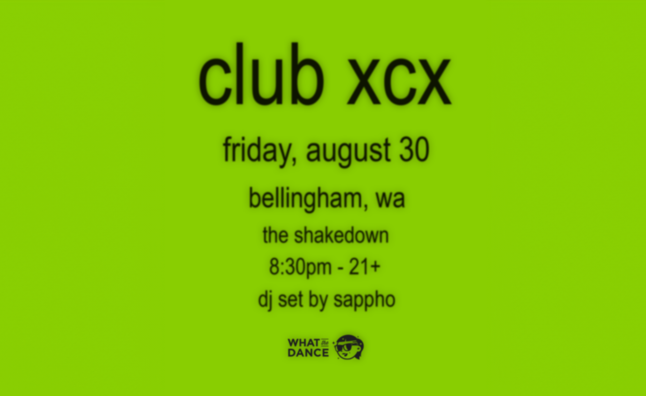 WELCOME TO CLUB XCX Logo