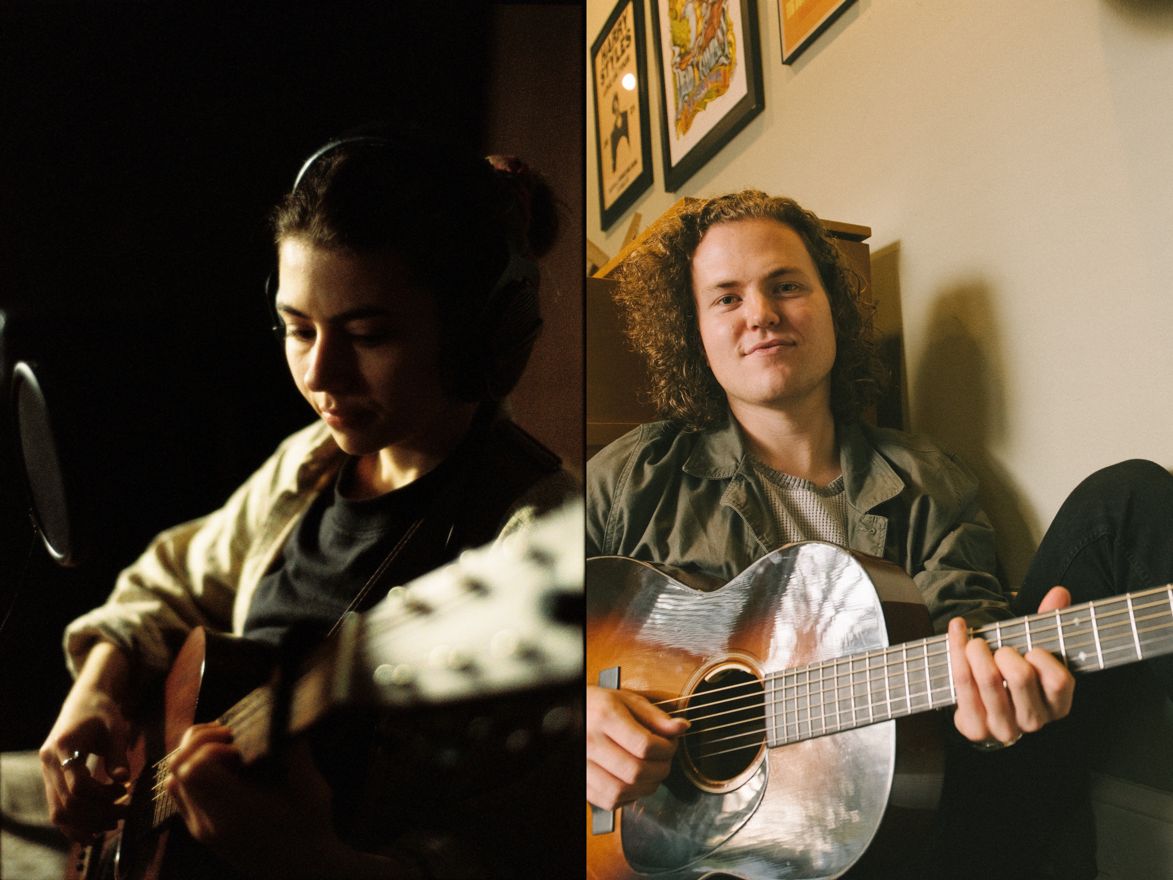 Hayley Reardon and Sam Robbins, plus Emily Margaret Logo