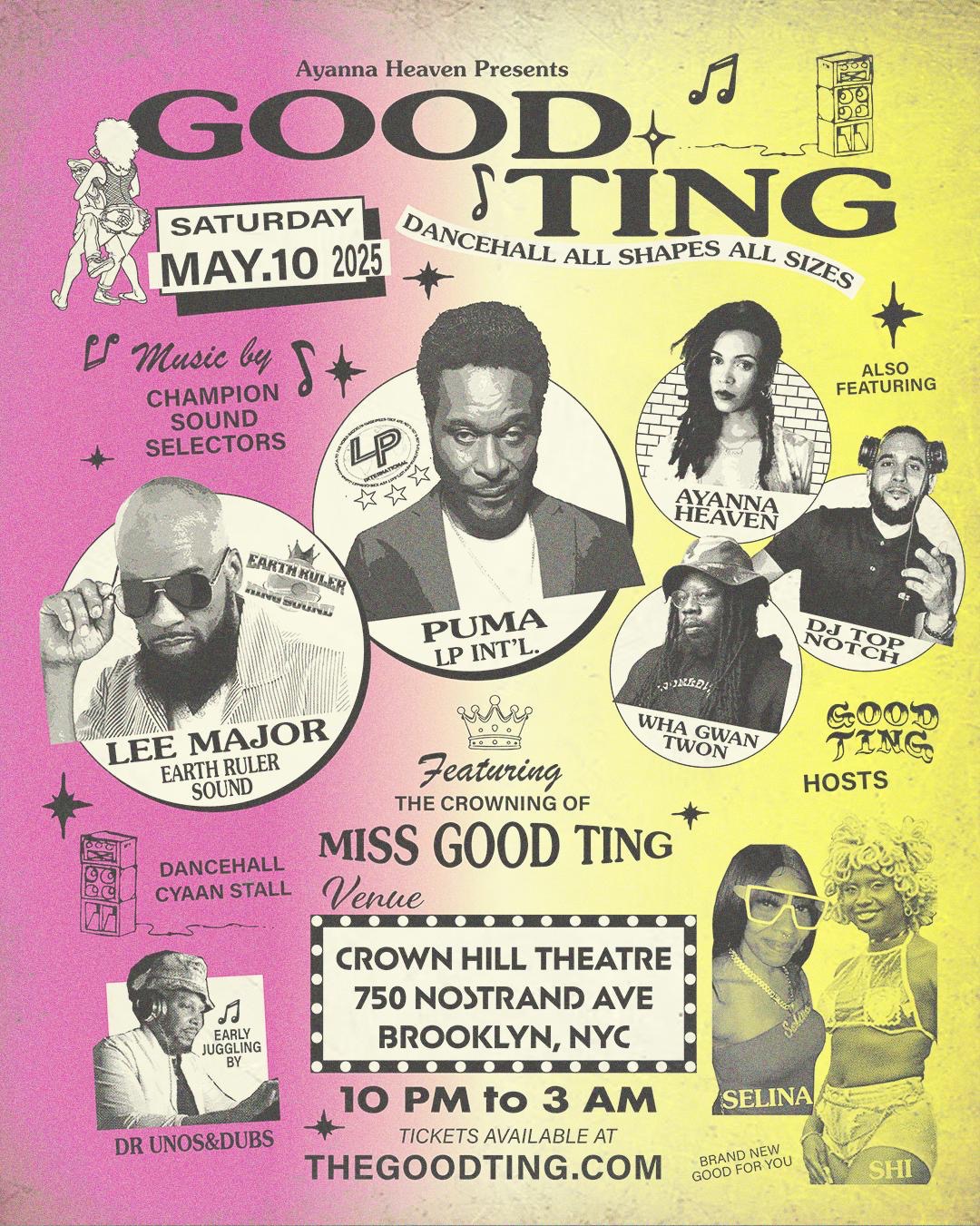 Ayanna Heaven Presents: Good Ting Logo