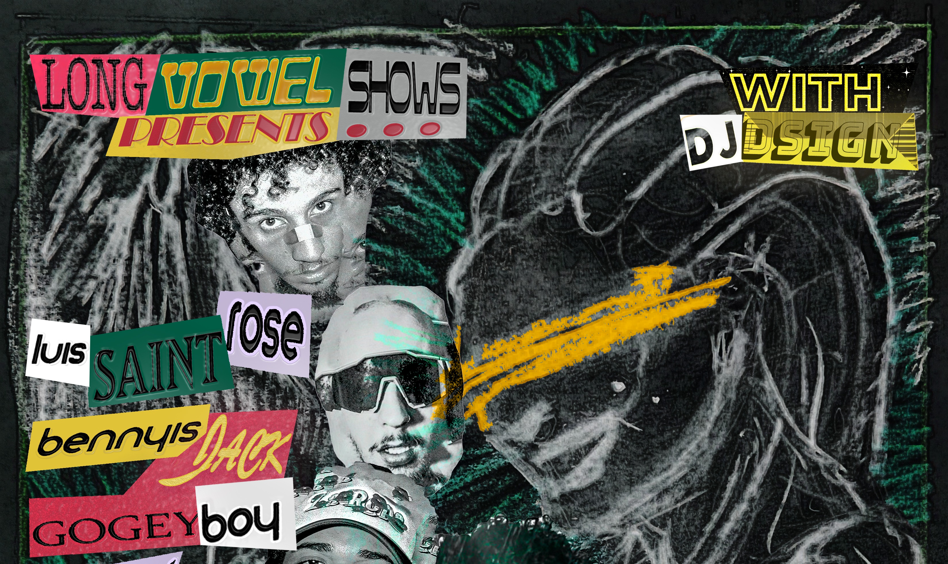Long Vowel Shows Presents: Just Press Play Vol. 2 Logo
