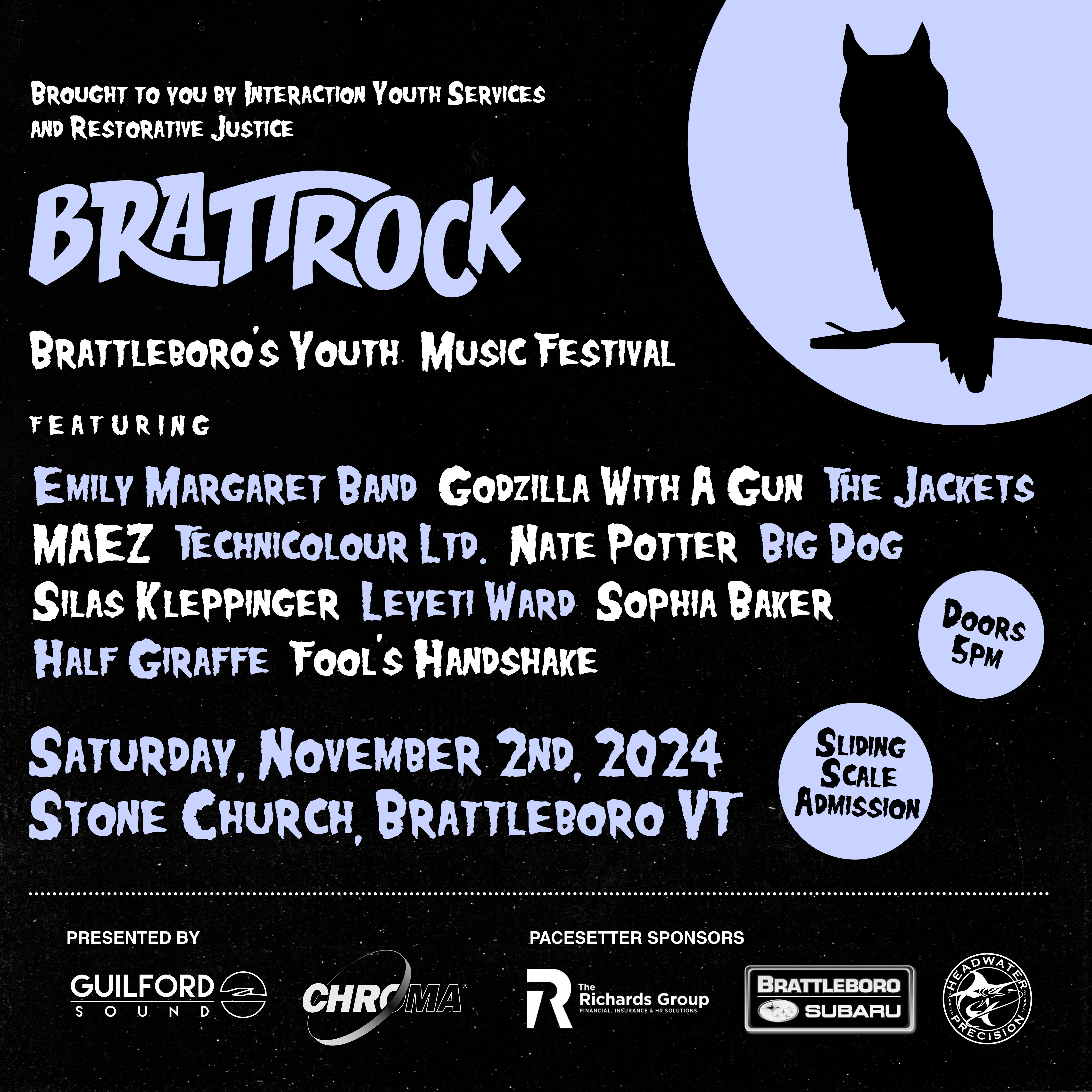 BrattRock Fall '24 Logo