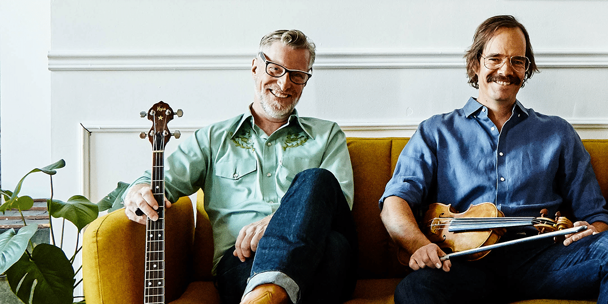 Matt Large presents: Showman and Coole of the Lonesome Ace Stringband Logo