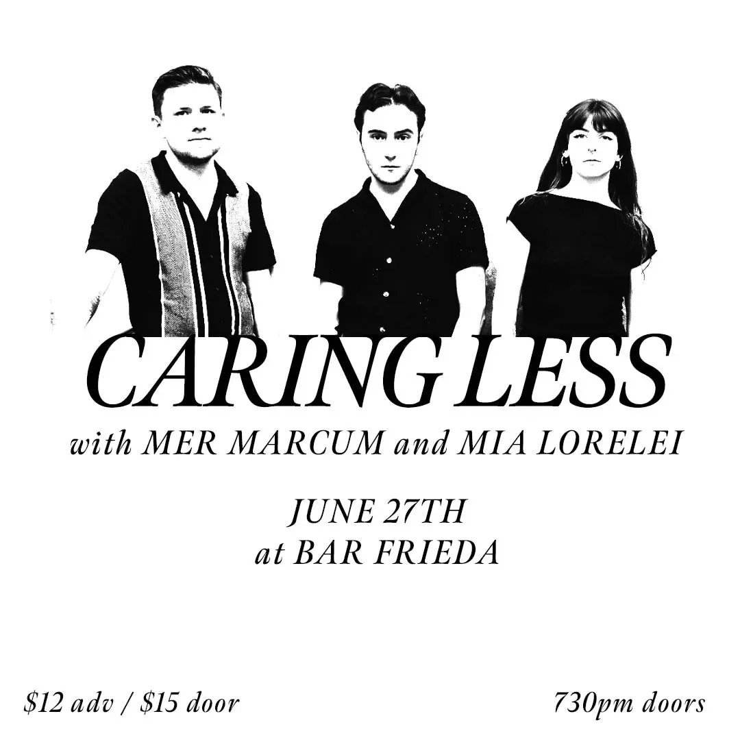 Caring Less, Mia Lorelei & Mer Marcum Logo
