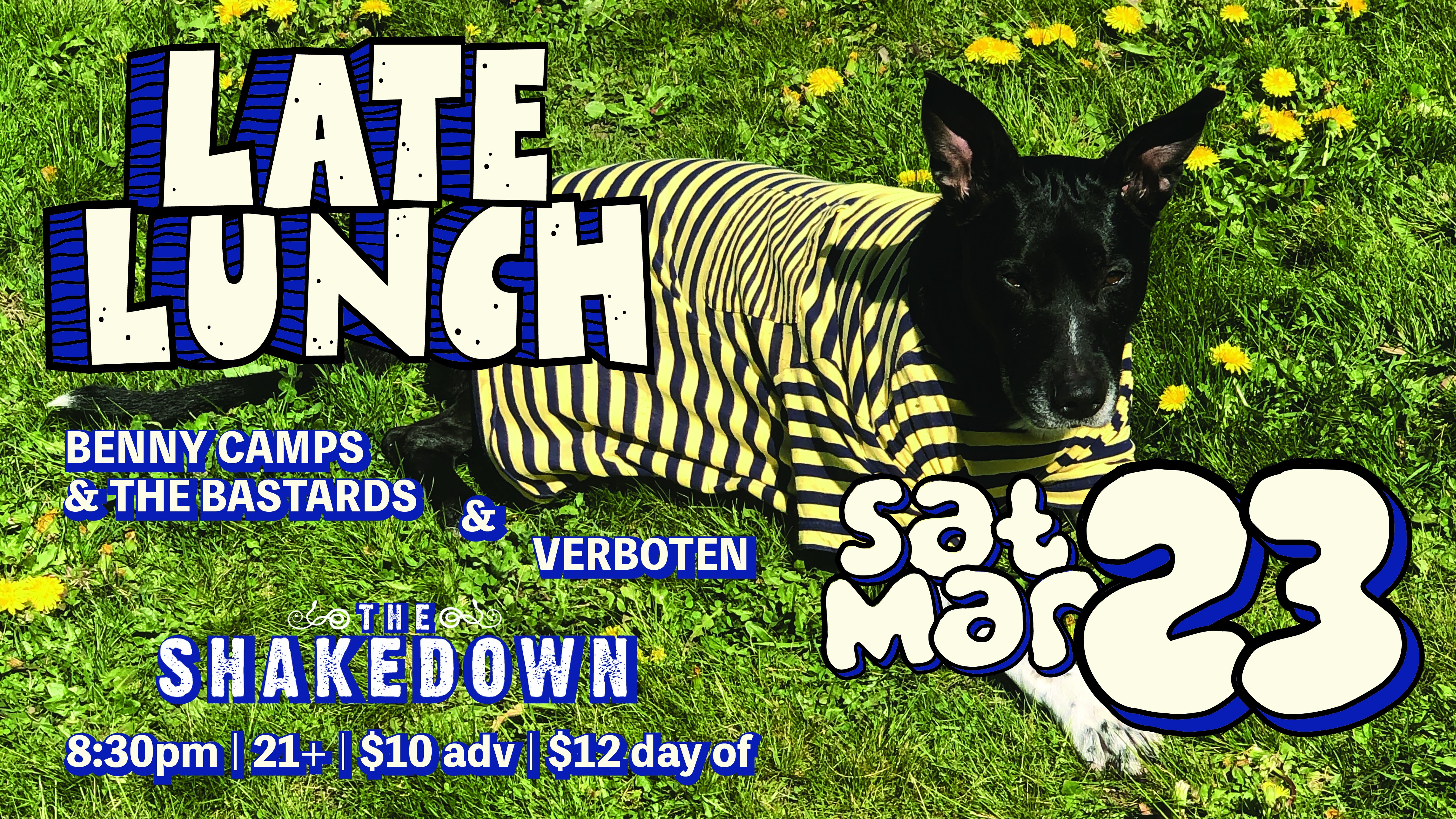 Late Lunch, Benny Camps and the Bastards, Verboten Logo