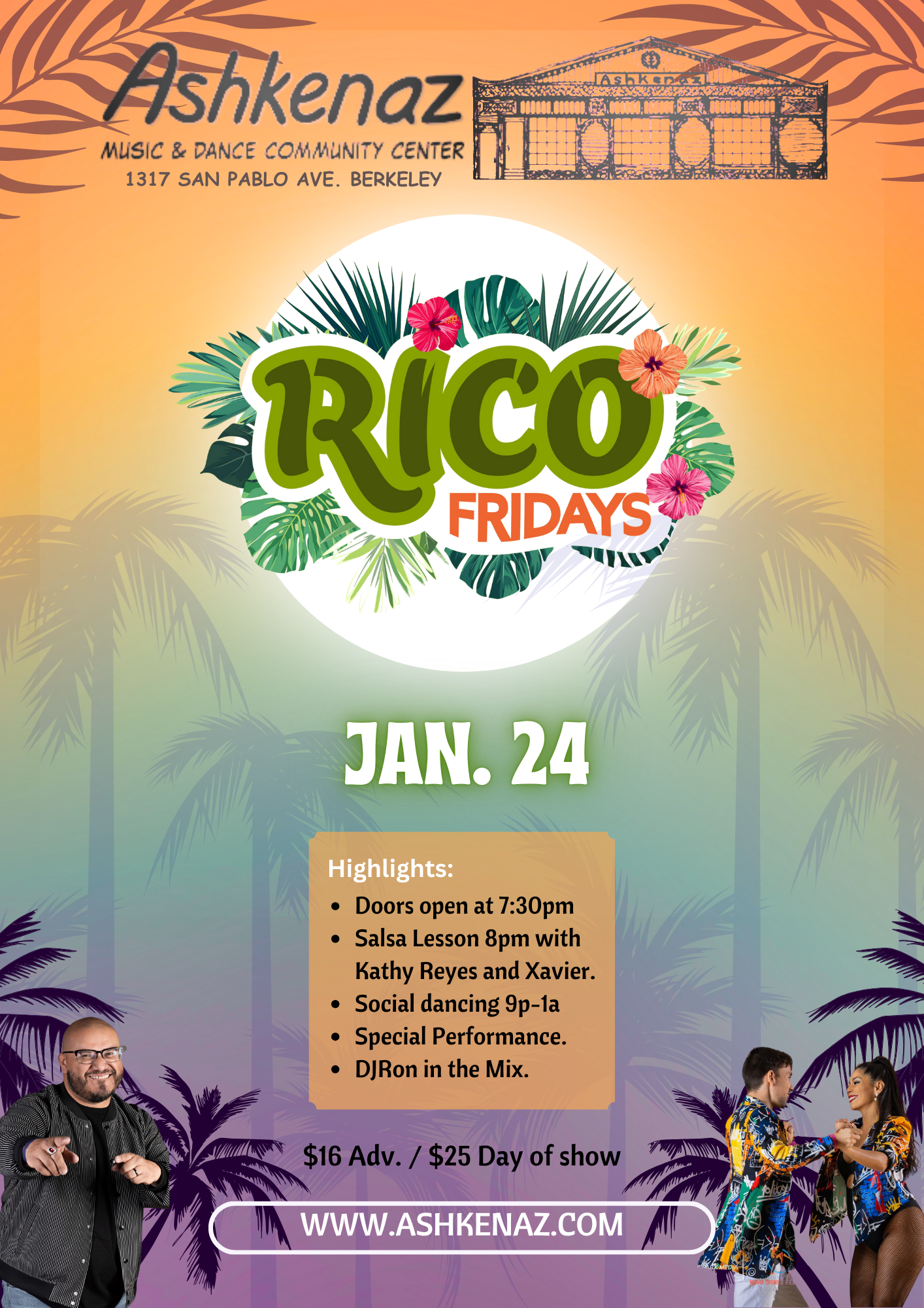 RICO Fridays: Latin dance Logo
