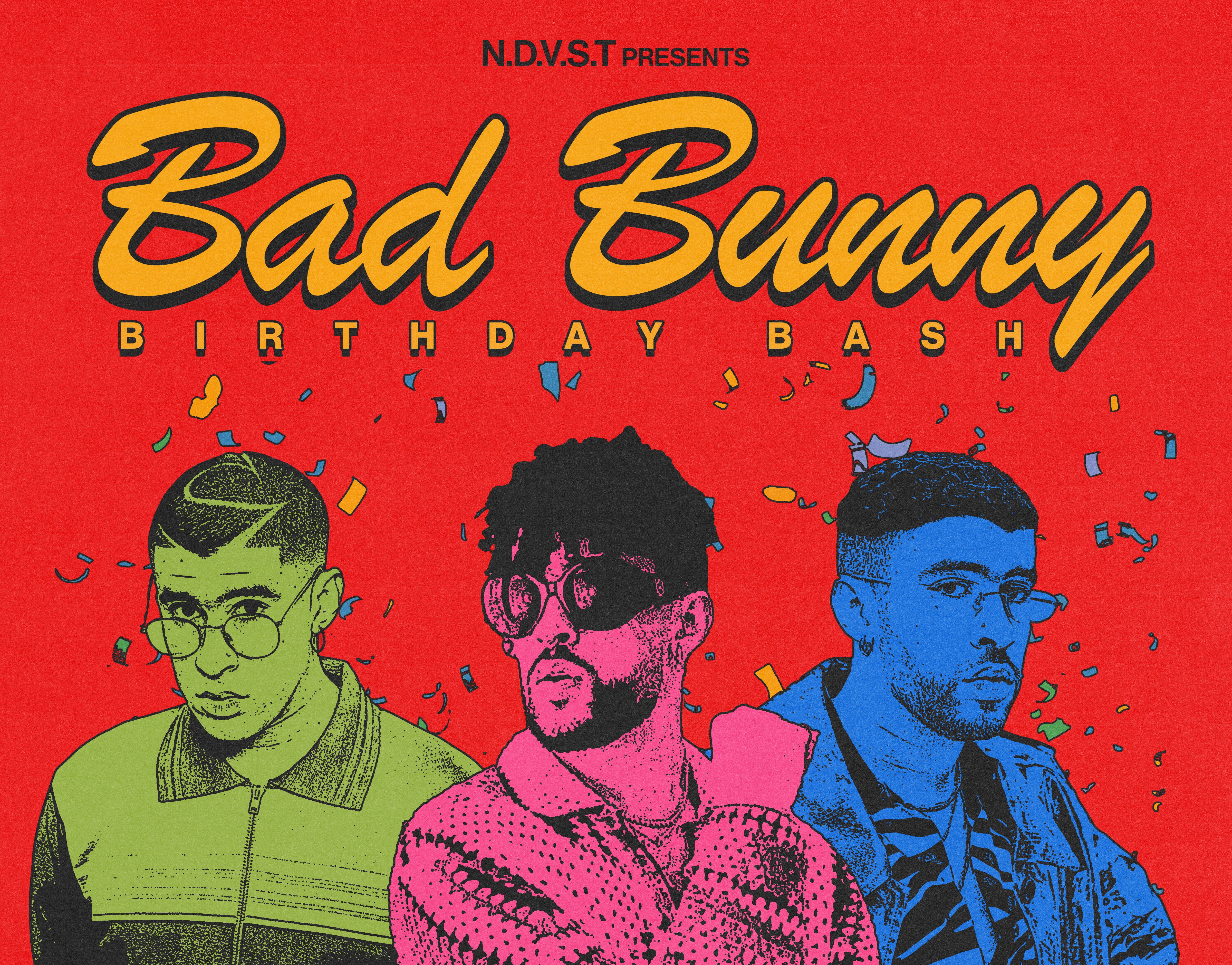 BAD BUNNY BIRTHDAY BASH Logo