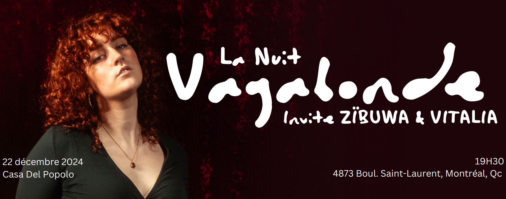 LA NUIT: VAGABONDE invite ZÏBUWA & VITALIA Logo