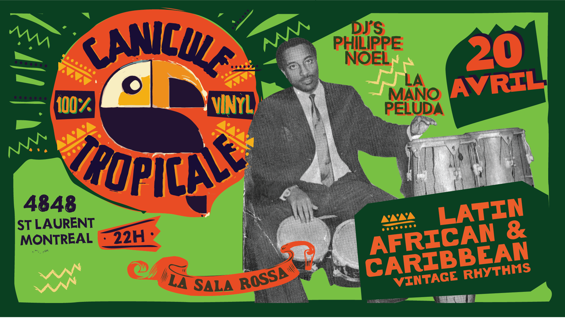 CANICULE TROPICALE Logo